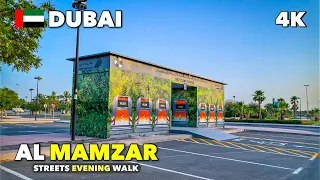 🇦🇪Dubai 4K: Al Mamzar Streets Evening Walking Tour