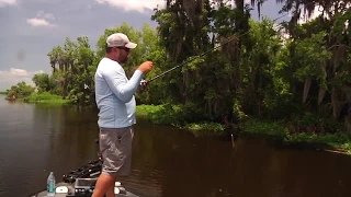 Bass Fishing - Greg Hackney Casting Techniques - Sportsman TV Quick Clip