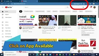 YouTube for Windows PC | How To Create YouTube Shortcut On PC/laptop