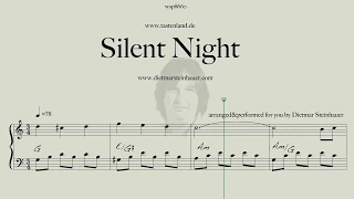 Silent Night  -  For Piano Beginner