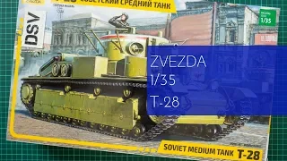 Zvezda 1/35 T-28 (3694) Review