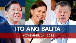 UNTV: Ito Ang Balita | November 24, 2022