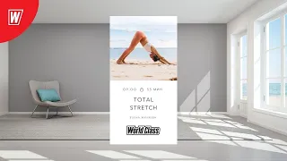 TOTAL STRETCH с Еленой Жиляевой | 19 апреля 2024 | Онлайн-тренировки World Class