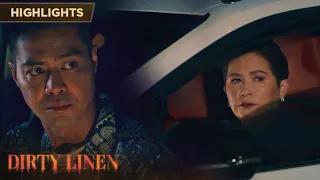 Aidan follows Leona's car | Dirty Linen (w/ English subs)