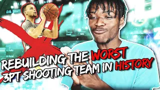 REBUILDING THE WORST 3 POINT SHOOTING TEAM IN NBA HISTORY NBA 2K20