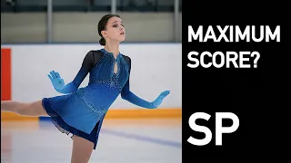 Anna Shcherbakova technical score SP 2020