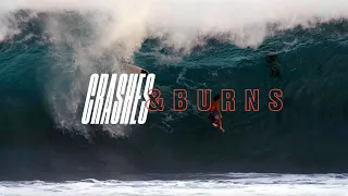 Crashes and Burns: Wipeouts at Silverbacks, Teahupoo and Pipe