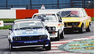 2023 Donington Historic Festival HRDC Gerry Marshall Trophy David Margalies Alfa Romeo GTV6