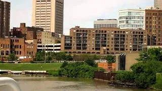 On the Cuyahoga River in Cleveland Ohio