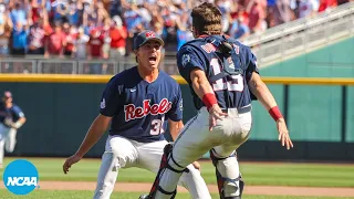 Ole Miss baseball wins first-ever Men's College World Series title | Final out