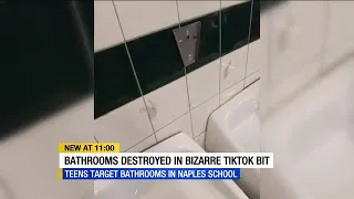 TikTok trend ‘Devious Licks’ left most bathrooms at Collier high school closed, students say