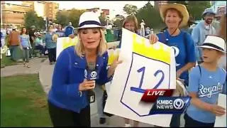 Royals fans rally on the Plaza