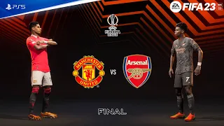 FIFA 23 - Manchester United vs Arsenal - UEFA Europa League Final | PS5™ Gameplay [4K60]