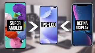 Types of Displays 🔥 - IPS, Amoled, Super Amoled, Retina