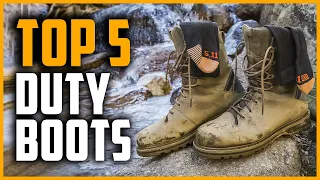 Best Duty Boots 2024 | Top 5 Best Tactical Boots for Survival & Law Enforcement