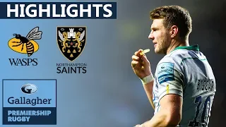 Wasps v Northampton HIGHLIGHTS | Last Minute Winning Try After Red Card! | Gallagher Premiership