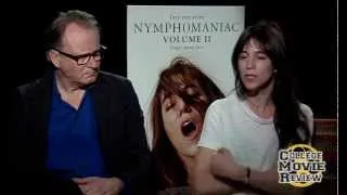 Nymphomaniac: Vol. II: Stellan Skarsgård, Charlotte Gainsbourg Interview