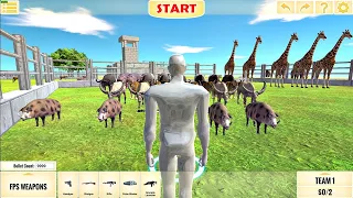 FPS Avatar VS 150 Killer Animals - Animal Revolt Battle Simulator