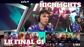 BDS vs FNC - Game 1 Highlights | Lower Final LEC Spring 2024 Playoffs | Fnatic vs Team BDS G1