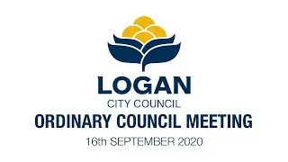 Logan City Council Live Stream - ORDINARY COUNCIL MEETING 16TH september  2020