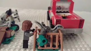 Lego Jurassic world Dominion-Blue and Beta Capture[Stop Motion Animation]