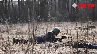 Доброволець штурмової бригади Нацполіції «Лють» Микола Наливайко пройшов перший етап навчання