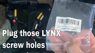 Plug those empty LYNX/Patton #euc  screw holes