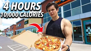 4 Hours To Eat EVERYTHING In The Strip Mall | Food Challenge