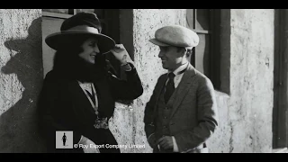 Charlie Chaplin and Maxine Elliott - Rare Archival Footage