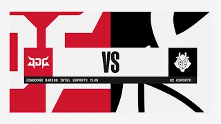 JDG vs. G2 | Group Stage | 2022 World Championship | JDG Intel Esports Club vs. G2 Esports (2022)