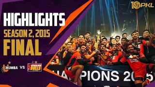 PKL Season 2 Final Highlights: U Mumba vs Bengaluru Bulls | Watch 1000th Panga on January 15
