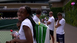 Behind the Scenes with Coco Gauff at Wimbledon 2019