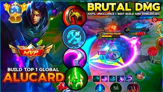 ALUCARD BEST BUILD AND EMBLEM SET | BUILD TOP 1 GLOBAL ALUCARD GAMEPLAY | MOBILELEGENDS