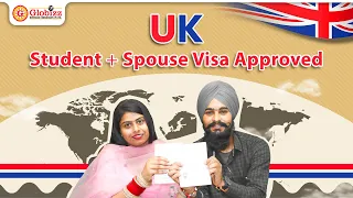 UK Student Visa + Spouse Visa Success Story | Best Consultant in Chandigarh | Globizz