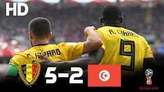Belgium vs Tunisia (5-2) - 2018 FIFA World Cup Russia- Highlights HD