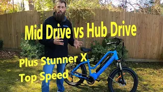 Mid Drive vs Hub & Biktrix Stunner X Top Speed