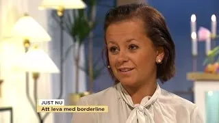 Att leva med borderline: ”Det är en jättestor förtvivlan” - Nyhetsmorgon (TV4)