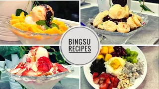 Make your favorite shaved ice dessert (Bingsu) WITHOUT Ice Shaving Machine // #Korean Street Food