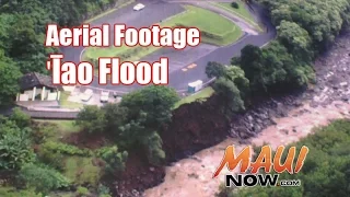 AERIAL FOOTAGE: Governor: ʻĪao Storm Could be "500 YEAR FLOOD"