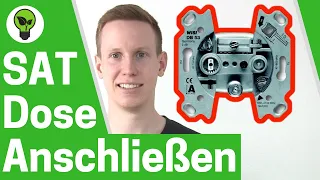 SAT Dose Anschließen ✅ GENIALE ANLEITUNG: Wie TV Antennendose & Satellitensteckdose Kabel Montieren?