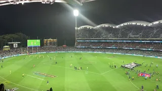2022 AFL Round 23 Port Adelaide V Adelaide Part 8 Of 10 Teams Coming Out