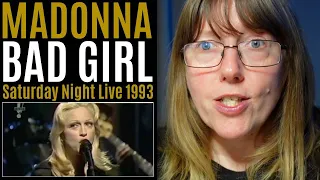 Vocal Coach Reacts to Madonna 'Bad Girl' Live SNL 1993
