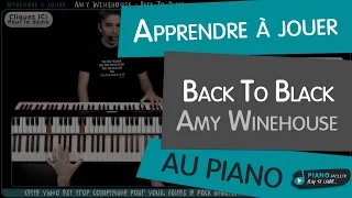 Apprendre Back To Black de Amy Winehouse - Tuto Piano