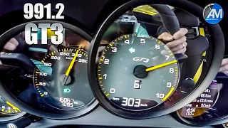 Porsche 991.2 GT3 (4.0) - 0-300 km/h acceleration🏁