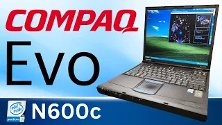 Compaq EVO N600c RETRO Business Laptop from 2002!