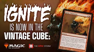 THE VINTAGE CUBE IS BACK! Now w/ Ignite Memories over Empty the Warrens | MTG Storm Combo Cube Draft