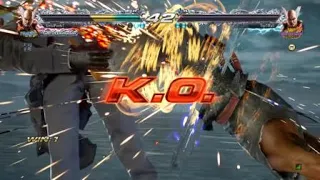 Tekken 7 Heihachi Tech Df1+2 to WR3 Setup and Back Throw to Ff2 followup in online match