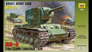 Zvezda 1/35 KV-2 Soviet Heavy Tank "King of Derp" Build-log and Reveal