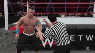WWE 2k18 lol jk JOHN CENA VS THE ROCK