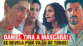 TERRA E PAIXÃO - Daniel TIRA A MÁSCARA, SE REVELA PIOR VILÃO e ARMA PLANO CRUEL contra Aline!